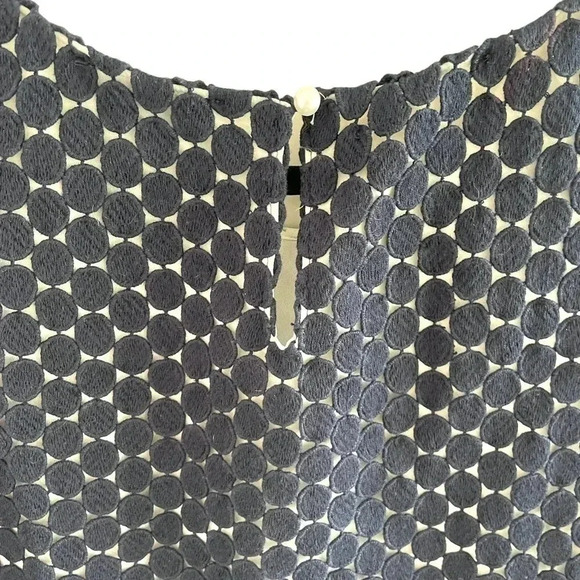 Karl Lagerfield Navy Dots Tank Top - Picture 3 of 5